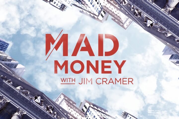 Logo chương trình Mad Money của Jim Cramer trên CNBC