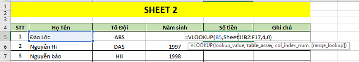 Chỉ dẫn 2 cách lọc dữ liệu từ sheet-sheet trong excel thông dụng nhất