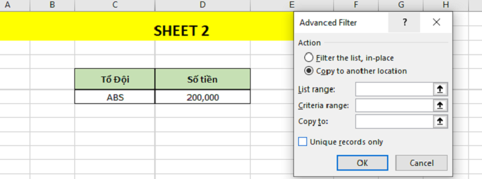 Chỉ dẫn 2 cách lọc dữ liệu từ sheet-sheet trong excel thông dụng nhất