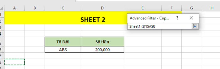 Chỉ dẫn 2 cách lọc dữ liệu từ sheet-sheet trong excel thông dụng nhất