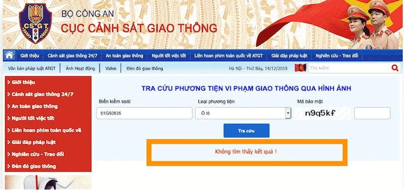 tra cứu phạt nguội tphcm