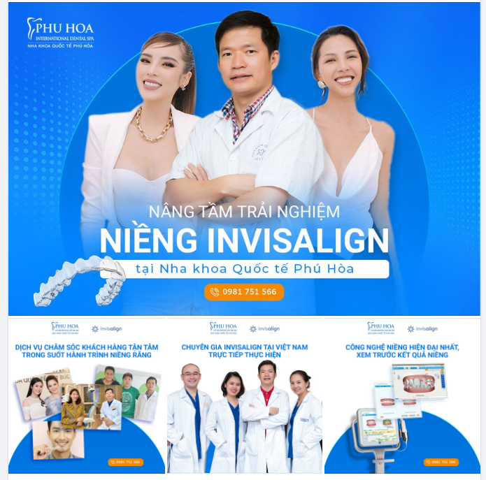 Trải nghiệm niềng răng Invisalign chất lượng tại nha khoa quốc tế Phú Hòa