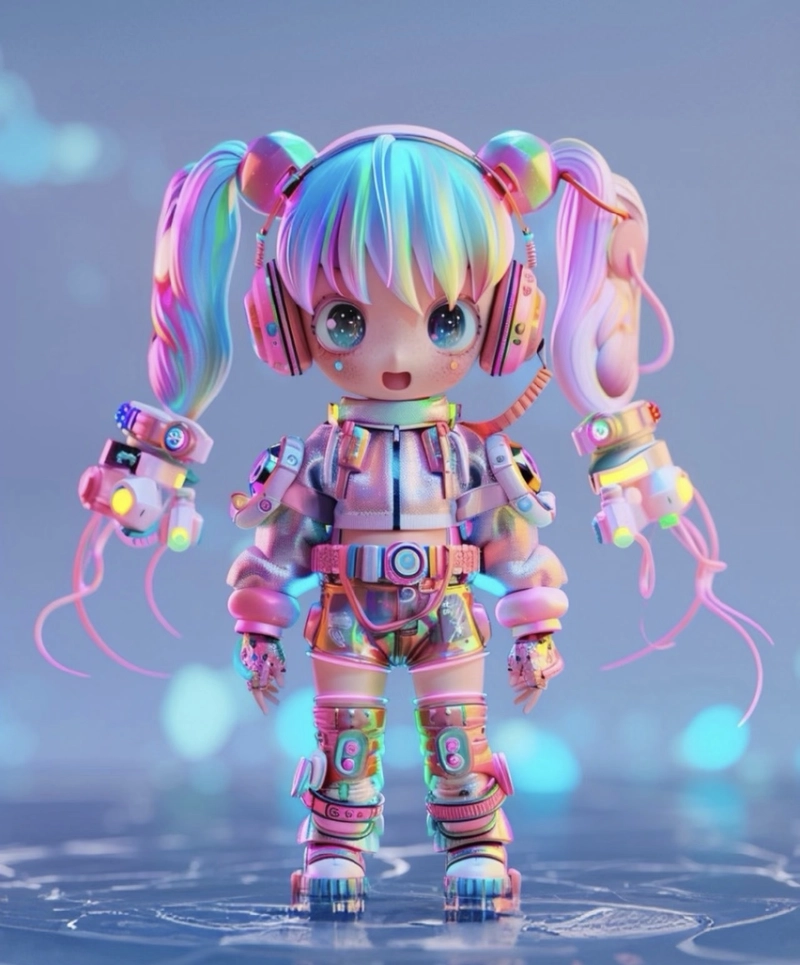Ảnh anime 3D cuốn mắt cùng thần sắc đầy nổi bật