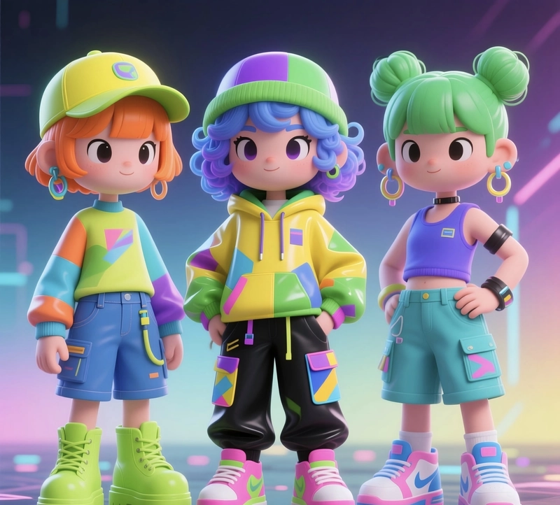 Ảnh anime 3D mịn màng cùng ánh mắt nổi bật riêng