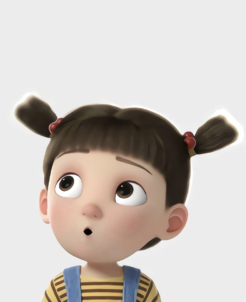 Ảnh anime 3D nhẹ nhàng cùng mái tóc bồng bềnh đẹp