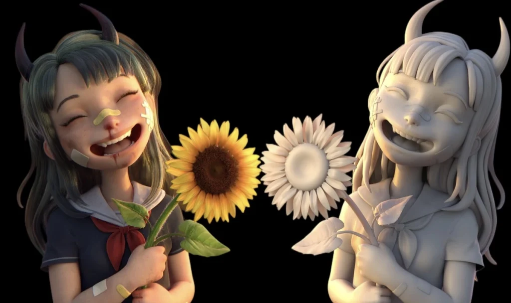 Ảnh anime 3D thumbnail