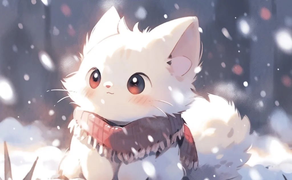 Ảnh mèo anime thumbnail