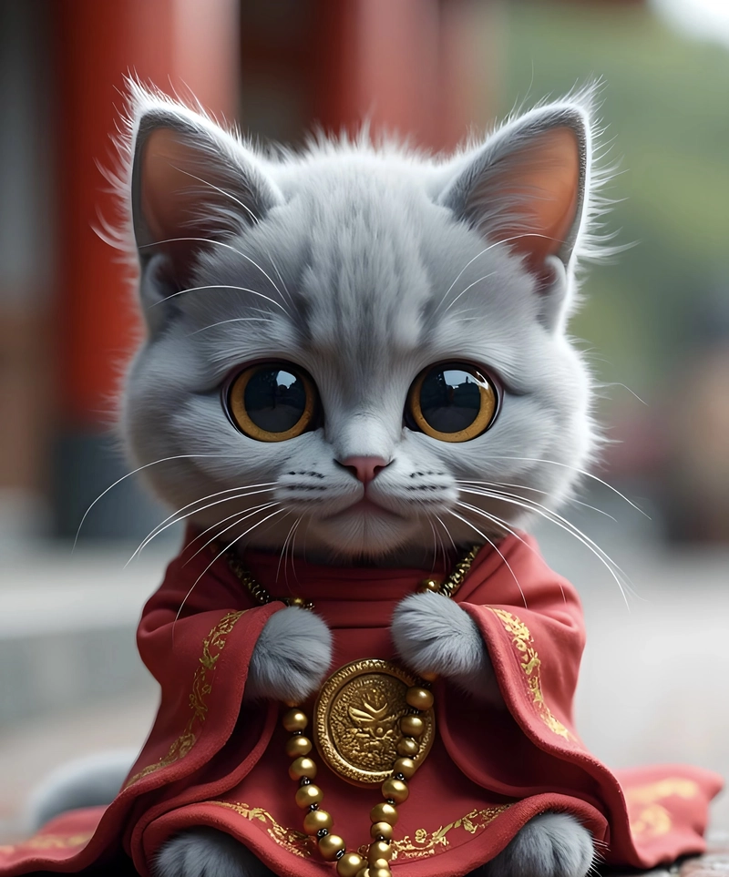 Hình ảnh mèo anime dễ mến với nụ cười ngọt ngào