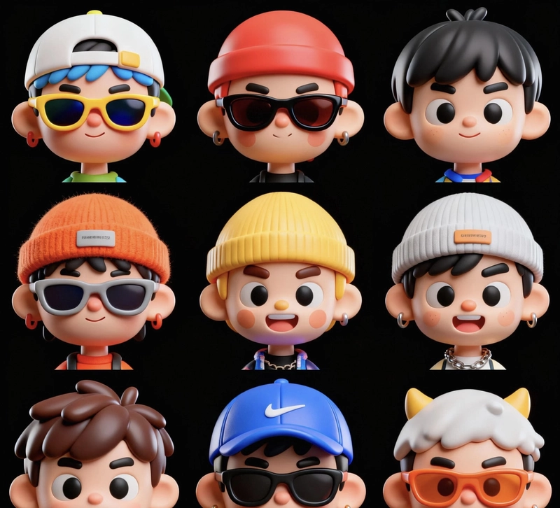 Hình anime 3D dễ mến với ánh mắt long lanh sáng