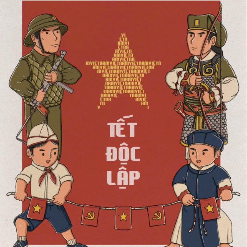 tranh vẽ ngày 29 rực rỡ sắc màu