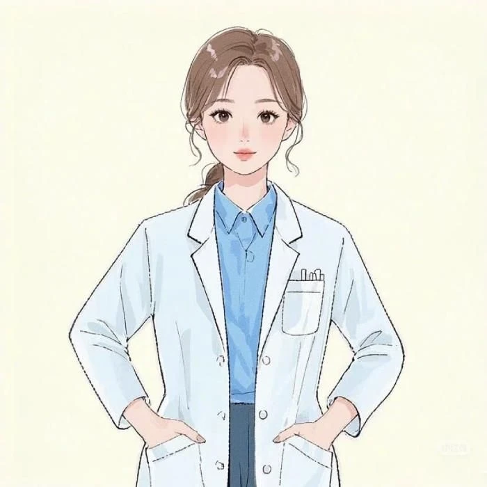 vẽ tranh về nghề bác sĩ với áo blouse trắng