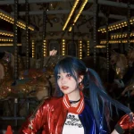Cosplay Harley Quinn biểu cảm năng động