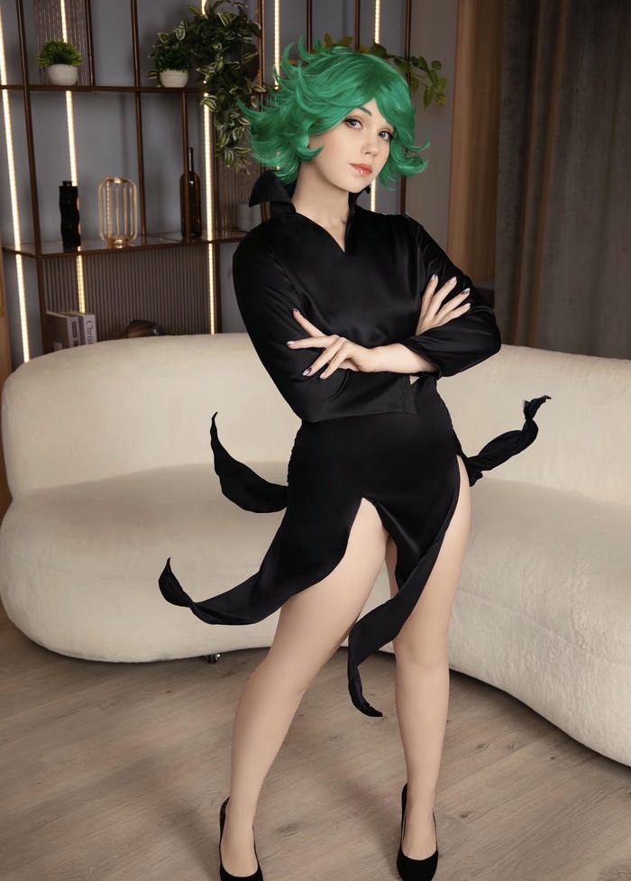 ảnh cosplay tatsumaki thân hình nhỏ nhắn