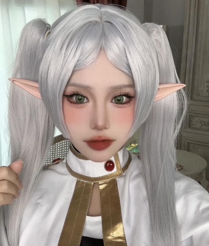 gái xinh Frieren cosplay anime đẹp