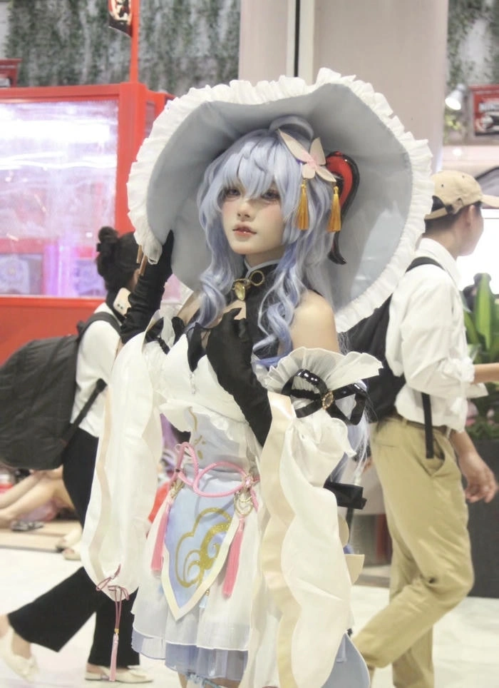 gái xinh ganyu cosplay ngọt ngào