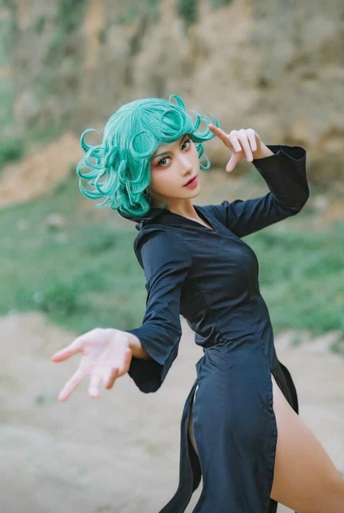hình ảnh coslay tatsumaki thân hình gợi cảm