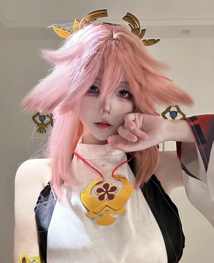 hình ảnh coslay yae miko chi tiết chuẩn