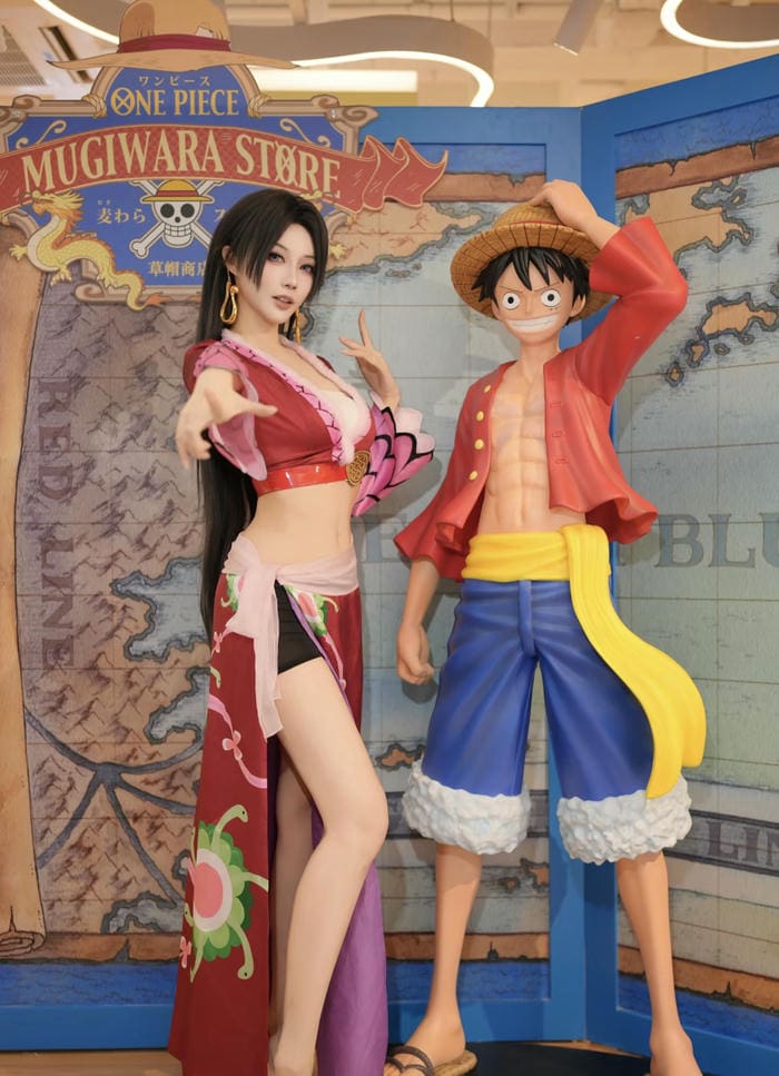 hình cosplay boa hancock trang phục biển