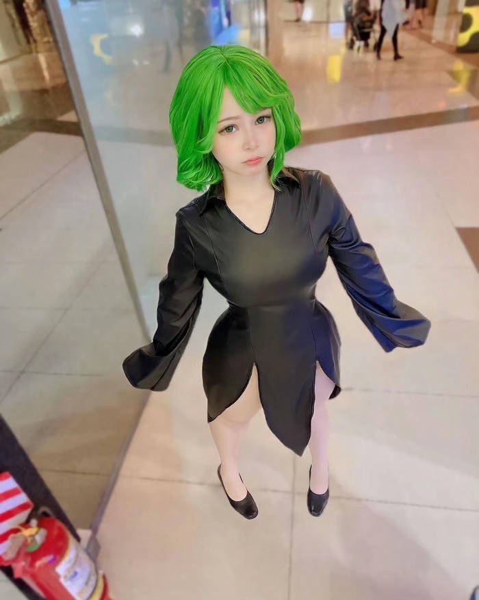 hình cosplay tatsumaki dáng người nhỏ