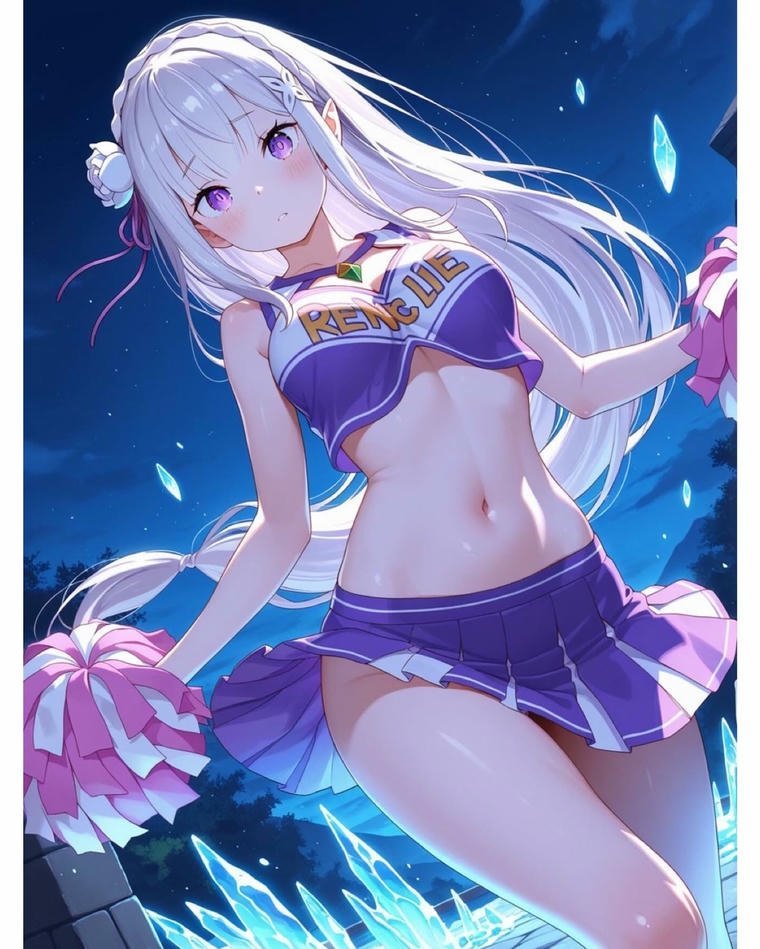 Ảnh Emilia hentai nóng bỏng