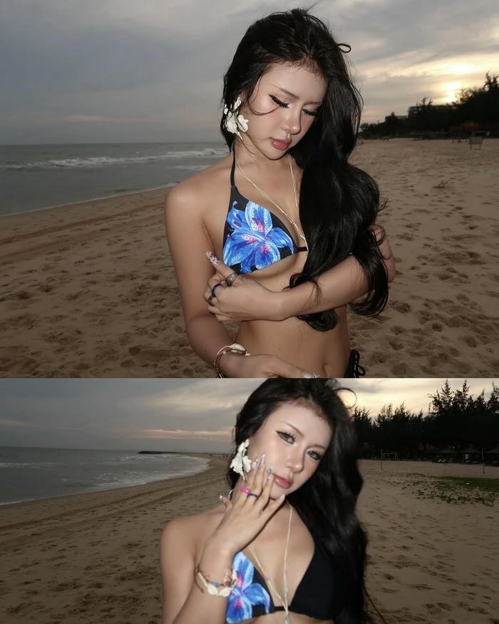 Ảnh Xuân Ca sexy khoe dáng quyến rũ nhẹ nhàng