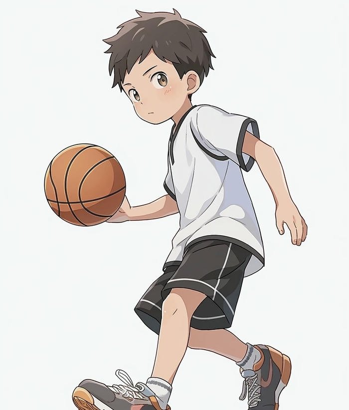 Ảnh anime bóng rổ đầy năng lượng