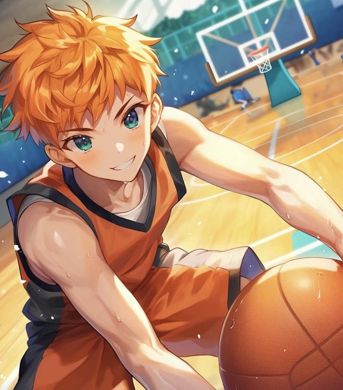 Ảnh anime bóng rổ khí thế mạnh