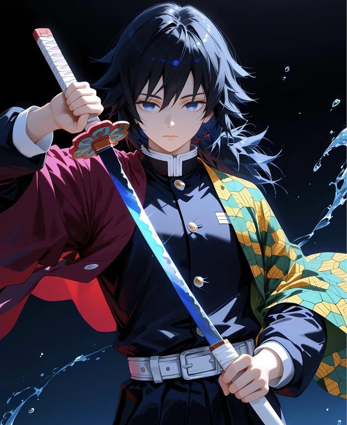 Ảnh anime cầm kiếm katana phong trần