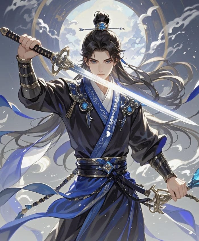 Ảnh anime nam cầm kiếm katana