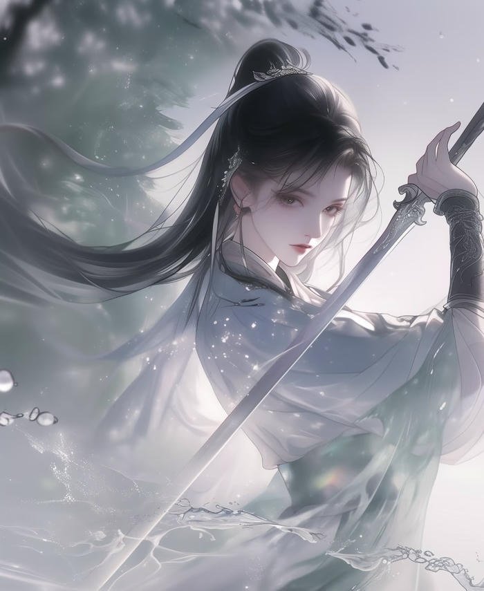 Ảnh anime nữ mang kiếm chiến binh