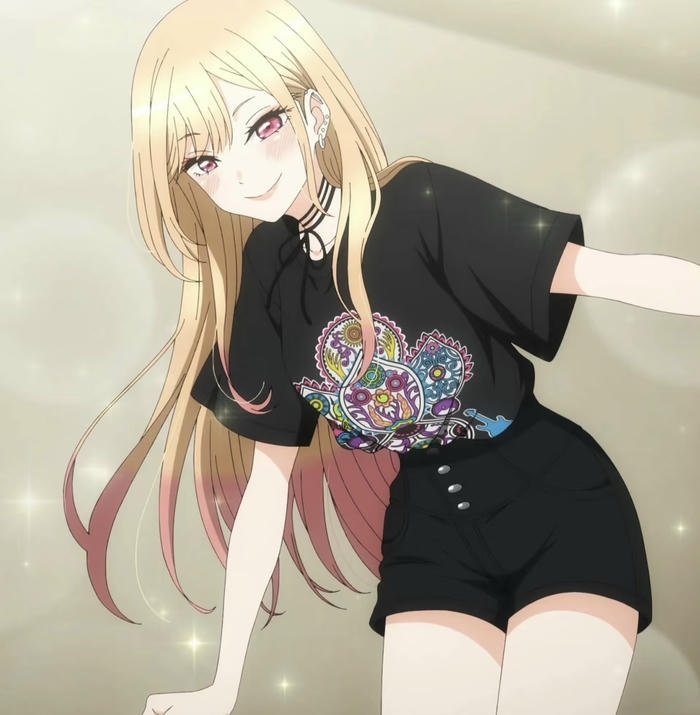 Ảnh anime tóc vàng phong thái riêng