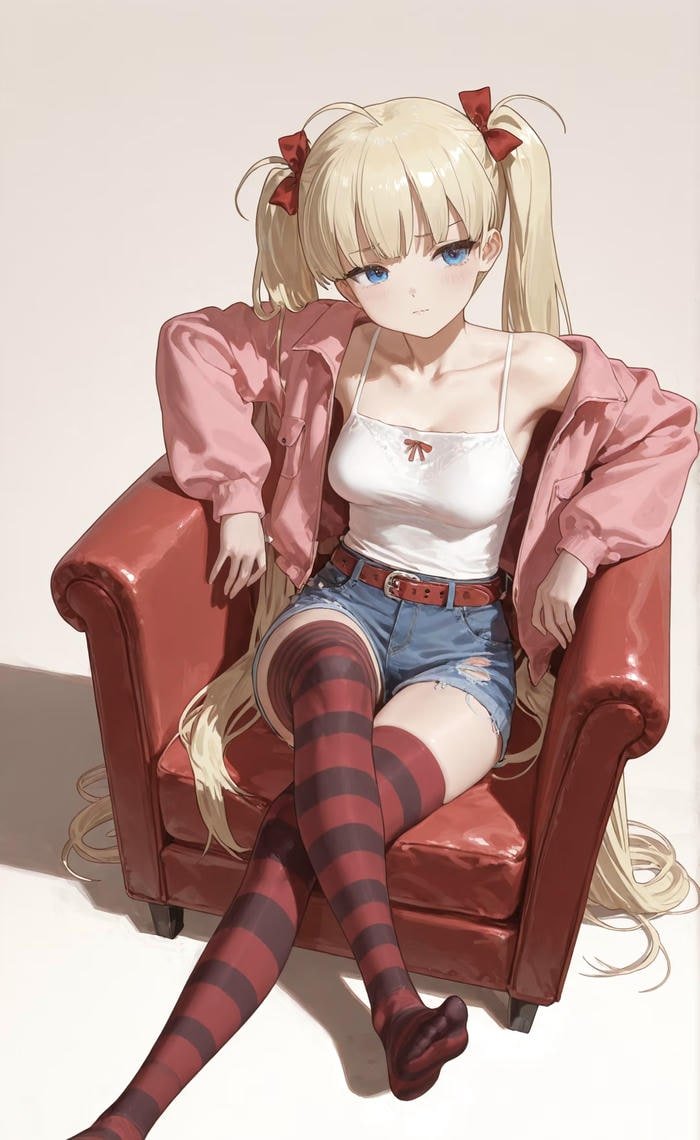 Ảnh anime tóc vàng tạo hình đẹp