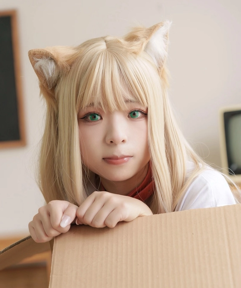 Ảnh bộ đồ mèo cosplay với màu sắc rõ ràng