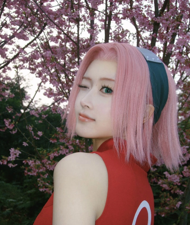Ảnh chân dung đẹp mang phong cách cosplay Sakura
