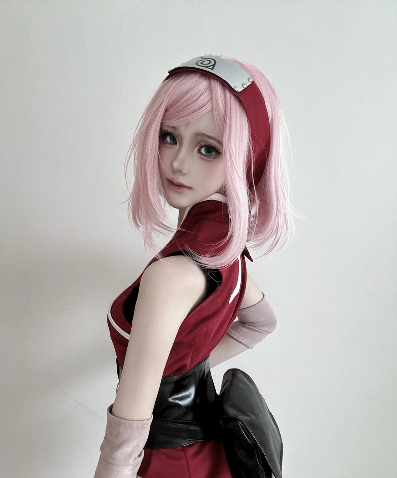 Ảnh chân dung nghệ thuật cosplay Sakura đẹp