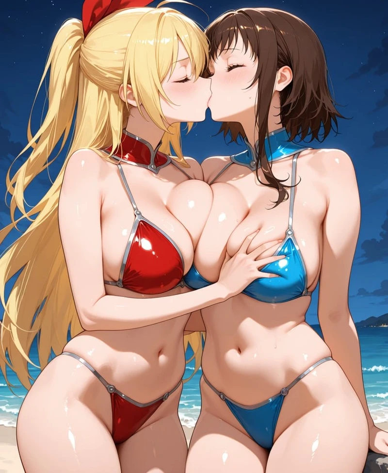 Ảnh đẹp Hentai Lesbian quyến rũ manga