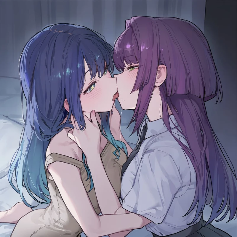 Ảnh đẹp Lesbian Hentai quyến rũ ấn tượng