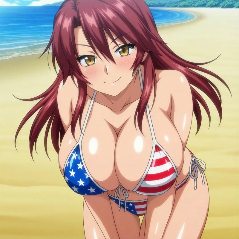Ảnh gái anime mặc bikini R34 nứng lồn