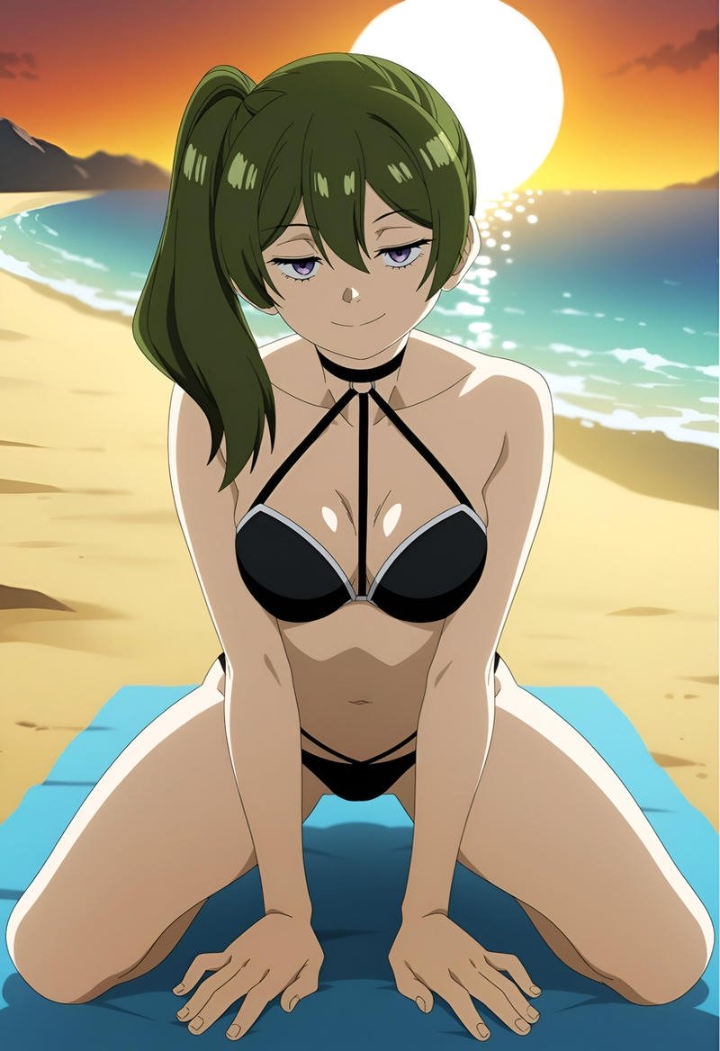 Ảnh gái anime mặc bikini quyến rũ