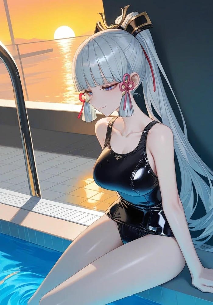 Ảnh gái anime mlem với biểu cảm dễ thương cuốn hút