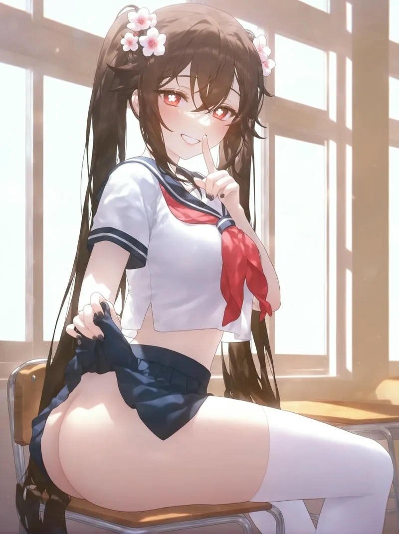 Ảnh hentai Hutao mông nhỏ bị nắm chặt dâm dục cực hạn