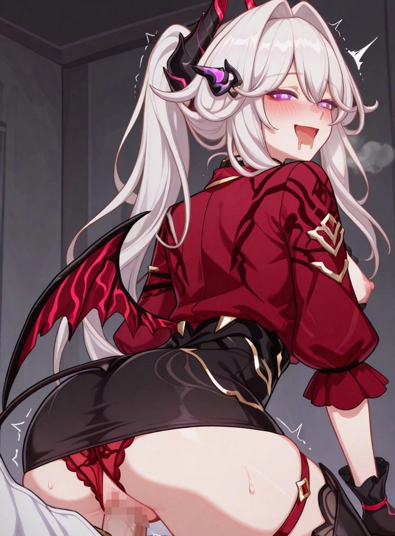 Ảnh hentai succubus mông cong dâm dục