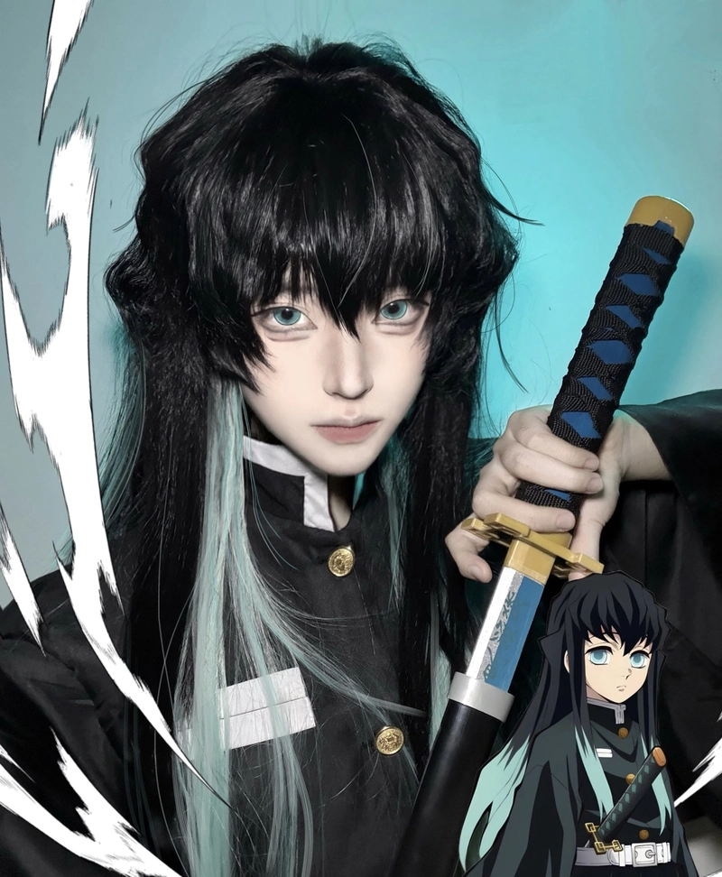 Ảnh nhân vật hà trụ cosplay với bộ đồ chiến binh rõ ràng