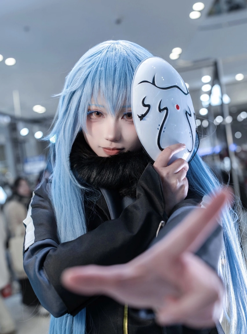 Ảnh nữ hóa trang theo phong cách Rimuru cosplay