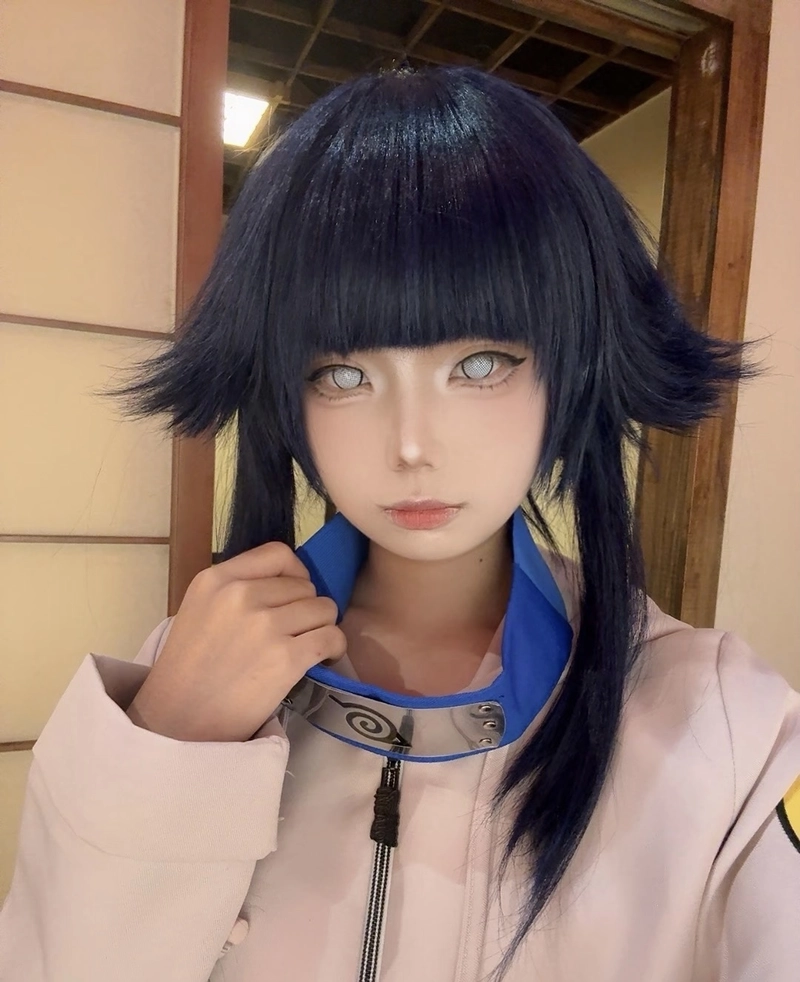 Ảnh nữ ninja dịu dàng cosplay Hinata đẹp