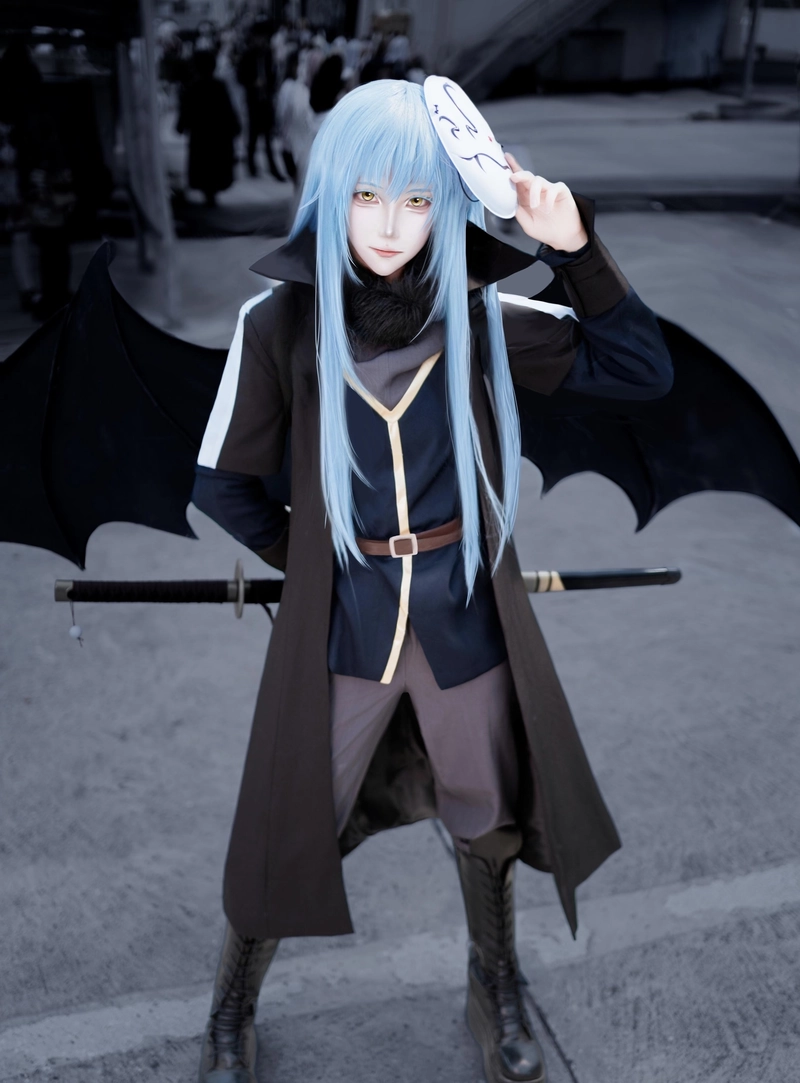 Ảnh phong cách chiến đấu với nhân vật Rimuru cosplay