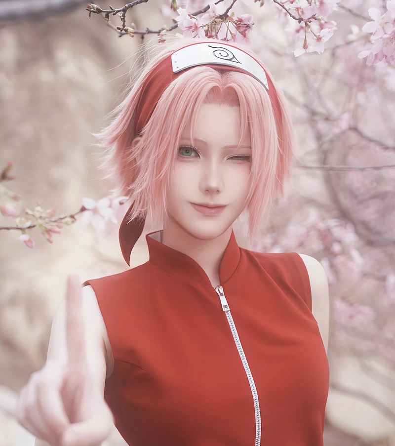 Ảnh phong cách dễ thương cùng cosplay Sakura