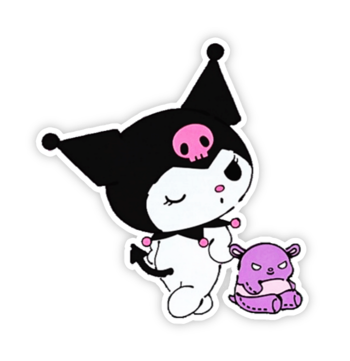 Ảnh sticker Kurumi cùng thú cưng