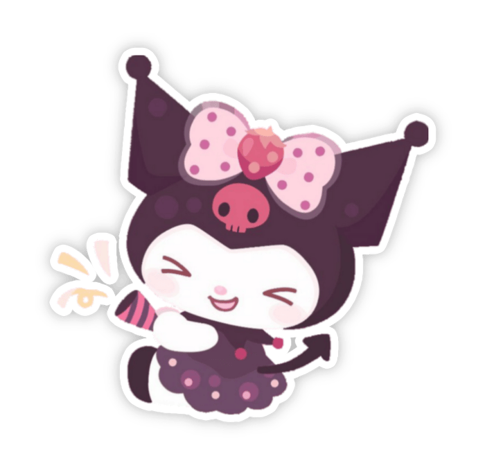 Ảnh sticker Kurumi thiết kế sáng tạo