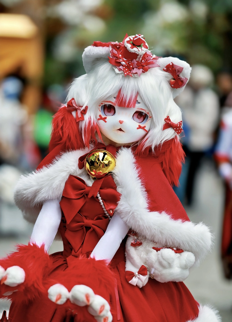 Ảnh tai mèo cosplay đáng yêu với phụ kiện nổi bật